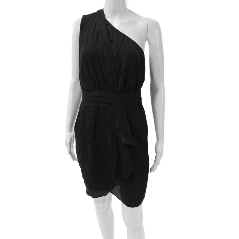 BCBGeneration Women Sheath Dress Knee Length Black Sleeveless Size 4